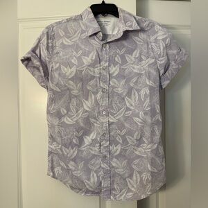 Banana Republic Luxe Poplin Shirt Lavender